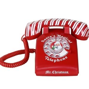 Mr. Christmas Santa’s Magical Telephone AI Interactive Multilingual Conversation
